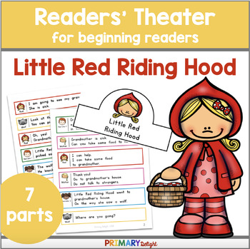 Preview of Little Red Riding Hood Readers Theater | Easy First Grade Readers Theater Script