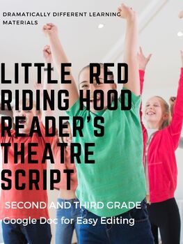Preview of Little Red Riding Hood Readers Theatre Script Second and Thirds Grade