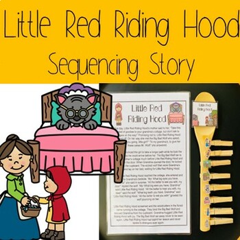 Little Red Riding Hood Sequencing Story By Cherry Blossom Creations