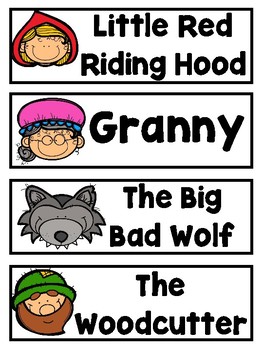 Little Red Riding Hood and The Big Bad Wolf Book and Writing Bundle