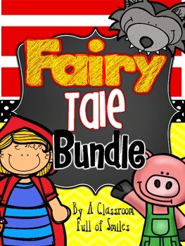 Preview of Little Red Riding Hood and The Three Little Pigs Craft and iPad Project