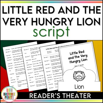Preview of Little Red and the Very Hungry Lion Reader's Theater Script