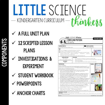 Little SCIENCE Thinkers UNIT 6: Force and Motion {Kindergarten Science}