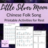 Little Silver Moon Printable Activities : Chinese folk son