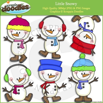 Little Snowy by Scrappin Doodles | TPT