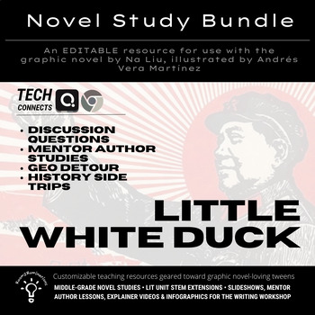 Preview of Little White Duck |Na Liu| Novel Study, Mentor Author,History & Geography Bundle