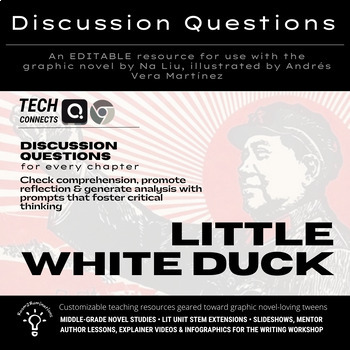 Preview of Little White Duck by Na Liu | Discussion Questions (editable)