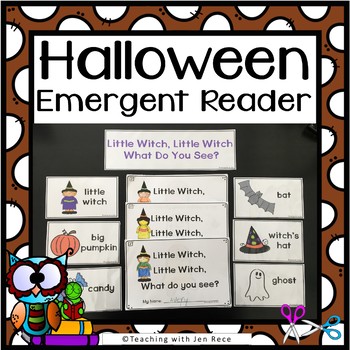 Preview of Emergent Reader for Halloween
