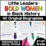 Little Leaders: Bold Women in Black History: Black History
