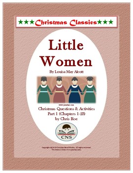 Preview of Little Women:  Questions and Activities for Christmas