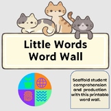 Little Words Word Wall for French Classes