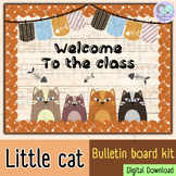 Little cat Bulletin Board Kit / Door decor 01