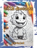 Little dinosaurs coloring book
