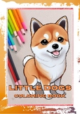 Little dogs coloring book