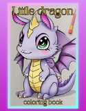 Little dragon coloring book