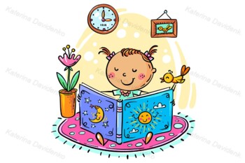 used books clipart for kids