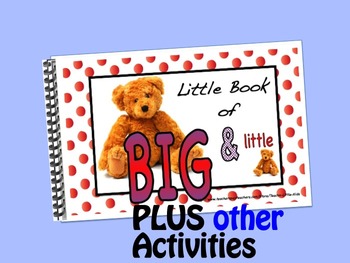 Preview of Big & Little LITTLE INTERACTIVE BOOK plus activities