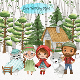 Little red riding hood inspiration ClipArt