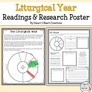 Preview of Liturgical Year Readings and Research Poster Project