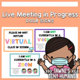 Meeting In Progress Sign Teaching Resources | Teachers Pay ...
