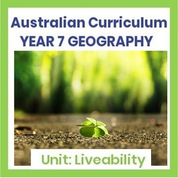 Preview of Liveability Assignment Bundle - (Australian Curriculum - Year 7) + Rubric