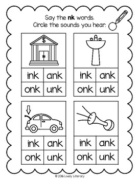 worksheet phonics nk Week Phonics Letter/Sound of Literacy Lively the