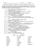 Lives of the Stars - HS Earth and Space Science - Matching Worksheet - Form 4