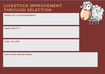 Preview of Livestock Improvement Through Selection