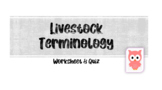 Livestock Terminology Practice Questions and Quiz