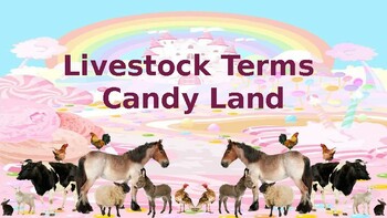 Preview of Livestock Terms Candy Land