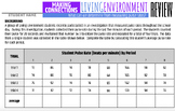 Living Environment Making Connections Math Practice