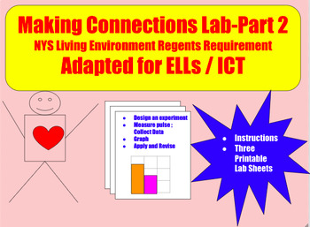 Preview of Living Environment Regents Lab-Making Connections (Heart rate) - Adapted