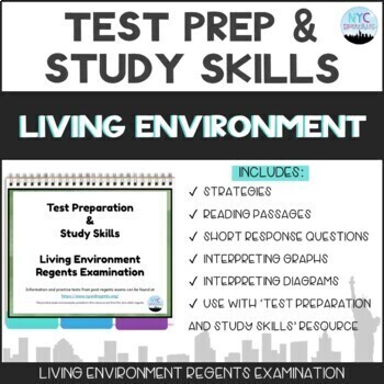 Preview of Living Environment (Science): Test Preparation and Study Skills (Regents)
