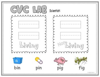 Living & Non-Living Objects (AEIOU) Cross-Curricular: Science +