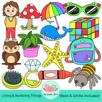 Preview of Living & Nonliving Things Clip Art