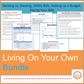 Preview of Living On Your Own Bundle