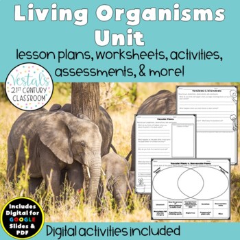 Preview of Living Organisms Unit {Digital & PDF Included}