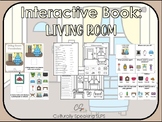 Living Room Vocabulary Interactive Book WITH Boom Cards