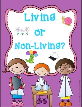 Preview of Living and Non Living English Science Unit