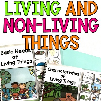 Preview of Living & Non-Living Things Activities: Adapted Science Units Special Education