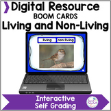 Living and Non Living Things Boom Cards Google™ Classroom 