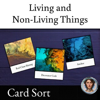 Preview of Living and Non-Living Things Card Sort Activity - Great Southern Reef Australia