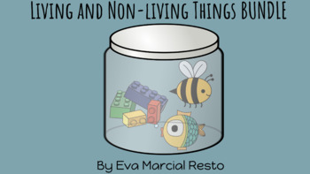Preview of Living and Non-Living Things (Google Slide, Touch-Friendly Science Bundle)