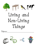 Living and Non-Living Things Packet