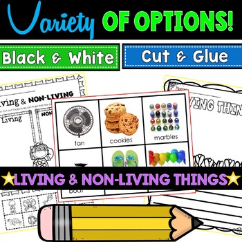 Living and Non-Living Things (Real pictures for sorting, activities)