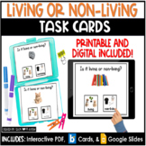 Living and Non-Living Things | Science Task Cards | Boom Cards