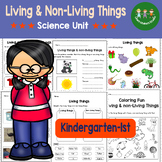 Kindergarten living and non-living things worksheets
