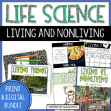 Living & Non Living Things Print & Digital Activities - 2n