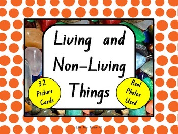 Preview of Living and Non-living Picture Cards