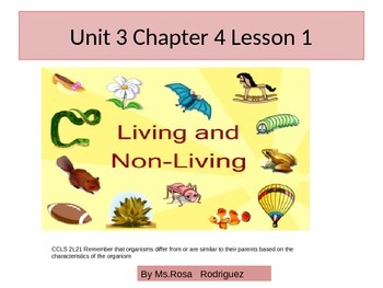 Preview of Living and NonLiving Things